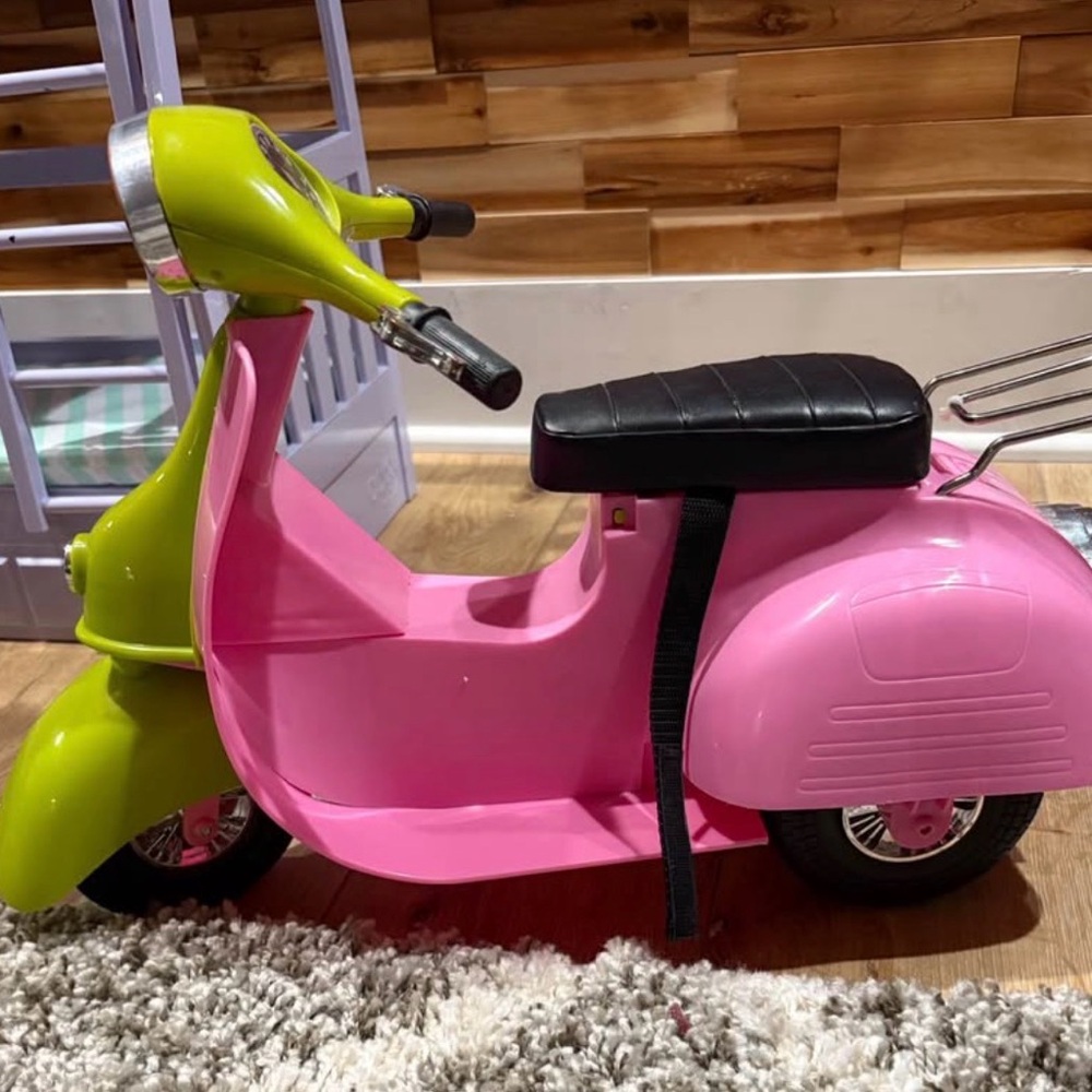 Our Generation Pink and Green Scooter